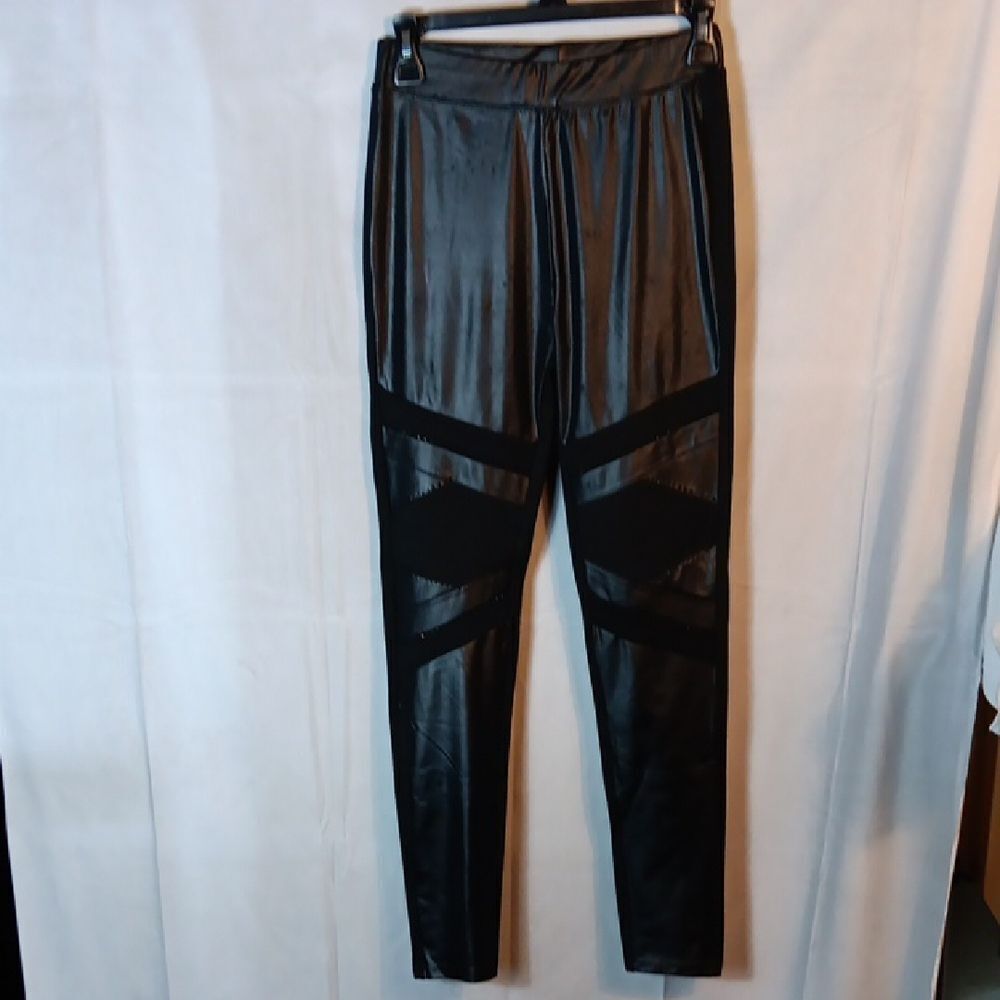 Black Rhinestone Leggings